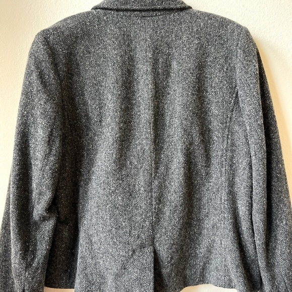 L.L. Bean blazer charcoal size large - Picture 6 of 7